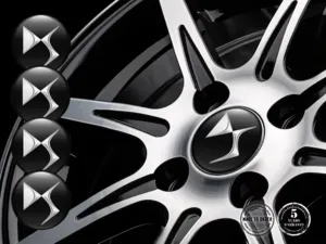 Citroen Ruota Emblema Edizione Adesivi Cupola Pregiati